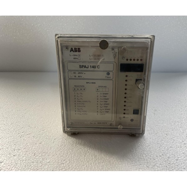 ABB SPAJ 140C - OVERCURRENT & EARTH-FAULT RELAY