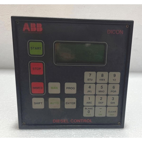 ABB SYNPOL D CMA 112 3D DE3 000 13 Generator Control Display