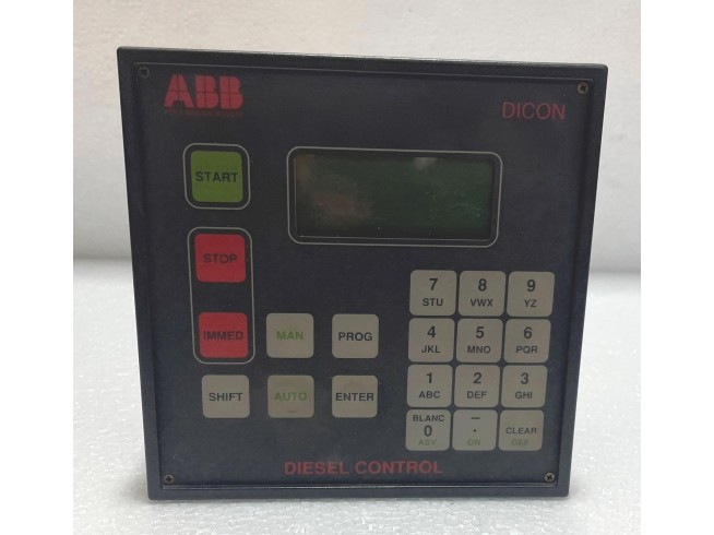 ABB SYNPOL D CMA 112 3D DE3 000 13 Generator Control Display