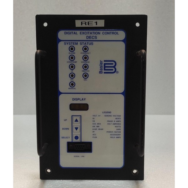 Basler Electric DECS 125-15-B2C1V Digital Excitation Control System Ver 2.0.7