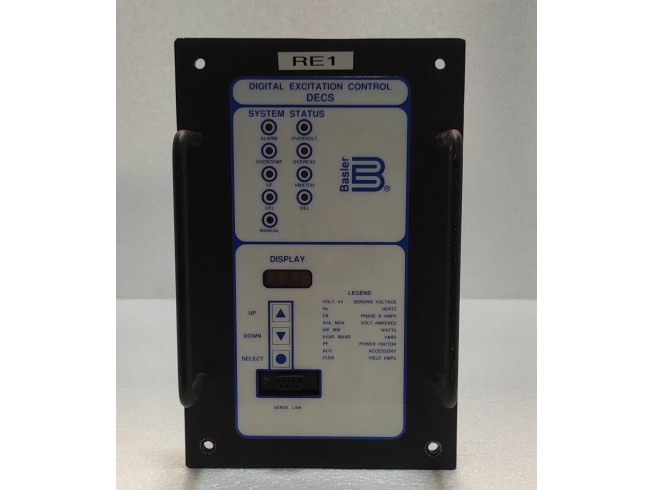 Basler Electric DECS 125-15-B2C1V Digital Excitation Control System Ver 2.0.7