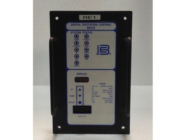 Basler Electric DECS 125-15-B2C1V Digital Excitation Control System Ver 2.0.7