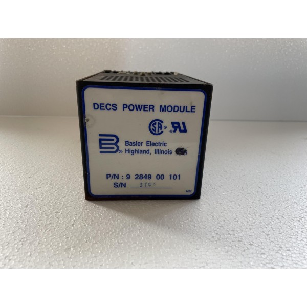 Basler Electric DECS 125-15-B2C1V Power Supply Module P/N: 9284900101