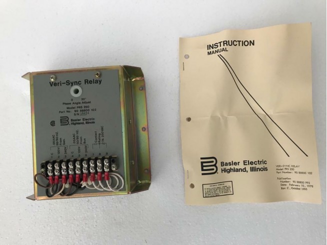 Basler Electric PRS 250 - Veri Sync Relay 