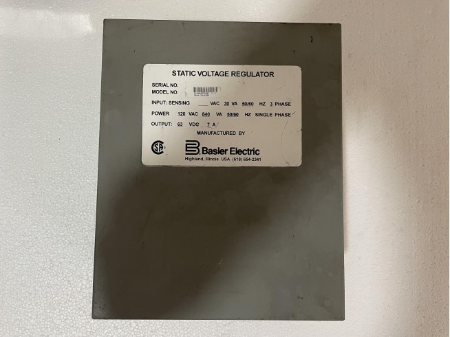 Basler Electric SR4A-2B16 SVR Static Voltage Regulator 