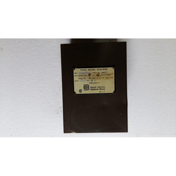 Basler Electric SVR SR32A-2B13B3E Static Voltage Regulator