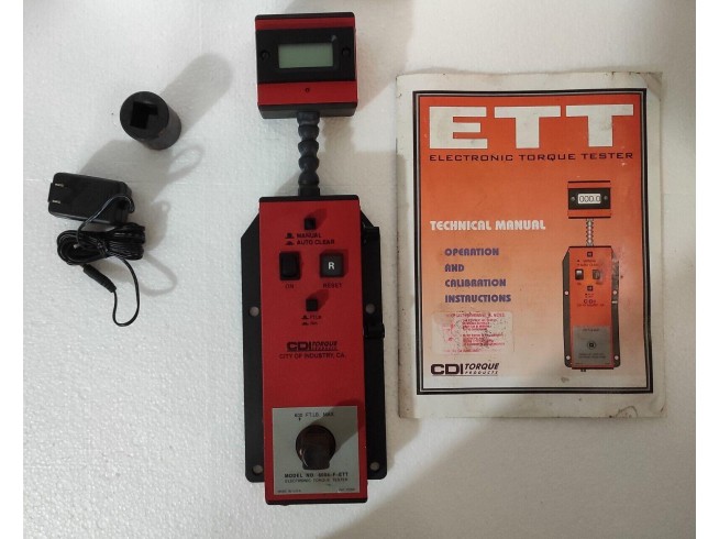 CDI Electronic Torque Tester 60-600 in Lbs 6004-F-ETT With Case