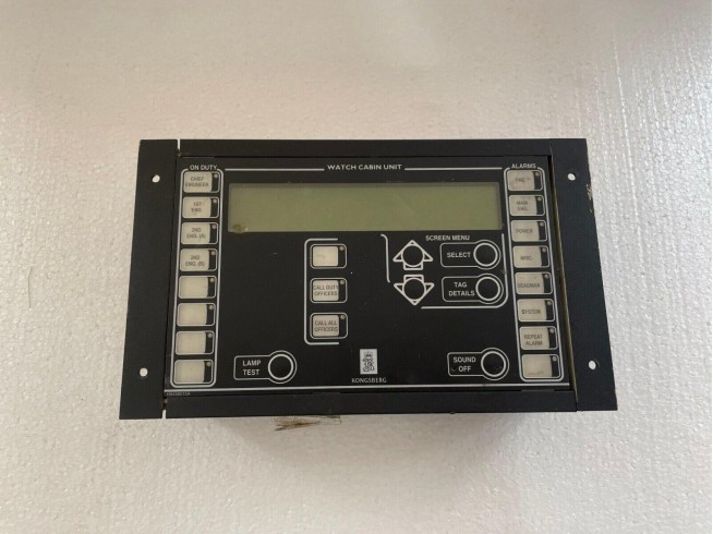 Nor Control / Konsgberg Watch Cabin Unit WCU Display Unit P/N 8100261