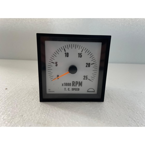 NORIS / MAN B&W NIQ3 T. C. SPEED INDICATOR NIQ3-096V209 0-25000 RPM 18-36VDC