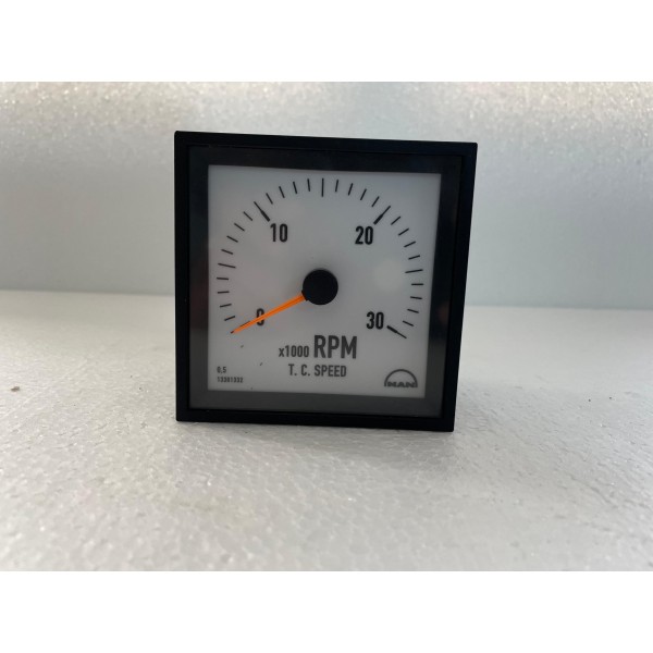 NORIS / MAN B&W NIQ3 T. C. SPEED INDICATOR NIQ3-096V210 0-30000 RPM 18-36VDC