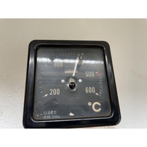 Schlumber Temperature Indicator 200 A  600 Degree