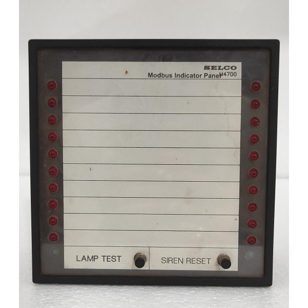 Selco Modbus Indicator Panel M4700-80 Engine Alarm Indicator