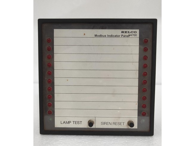 Selco Modbus Indicator Panel M4700-80 Engine Alarm Indicator