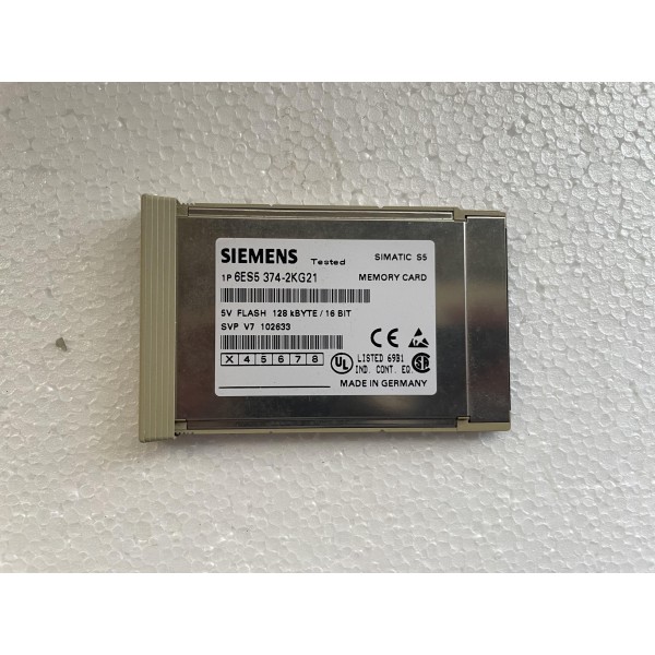 Siemens 6ES5374-2KG21 / SIEMENS, 5V FLASH 128 KBYTE 16 BIT, MEMORY CARD