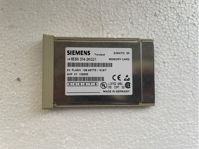 Siemens 6ES5374-2KG21 / SIEMENS, 5V FLASH 128 KBYTE 16 BIT, MEMORY CARD