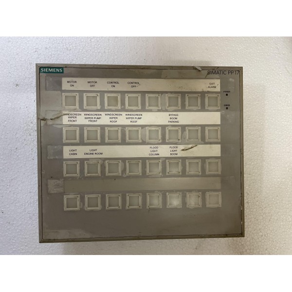 Siemens PP17-II Push Button Panel  6AV3688-3ED13-0AX0