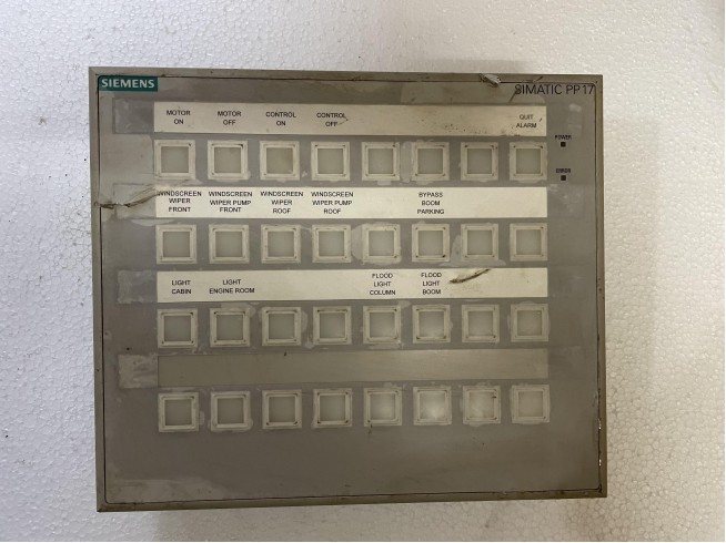 Siemens PP17-II Push Button Panel  6AV3688-3ED13-0AX0