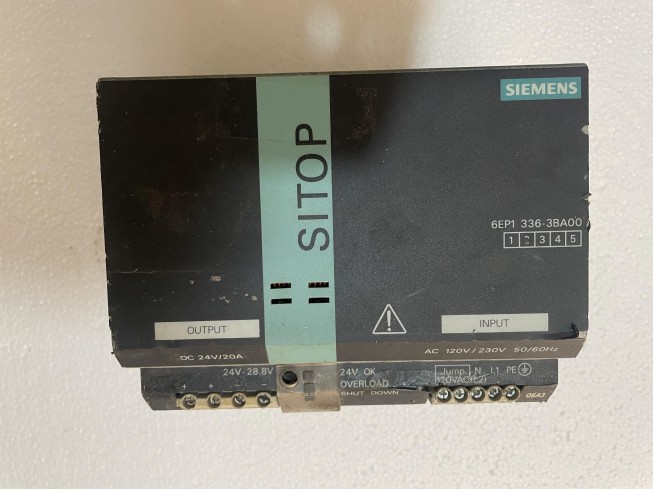 Siemens SITOP Modular 20A 1/2 ph Power Supply 6EP1336-3BA00