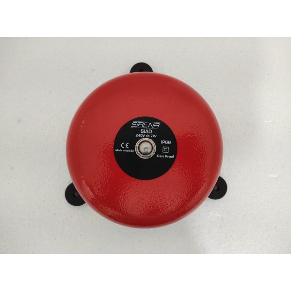 SIRENA ELECTRA SIAD 165 RED V240DC EMERGENCY BELL