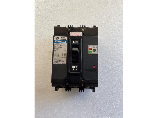 Terasaki TO-100BA 40AMP AC 550 V & DC 250 VCircuit Breaker MCB