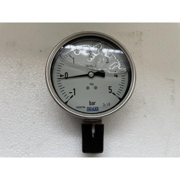 Wika en EN837-1 CL. 1.0 pressure gauge -1 - 5 bar